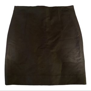 black a-line skirt - Sz 4 - Linen & Cotton - Work - Charles Chang Lima